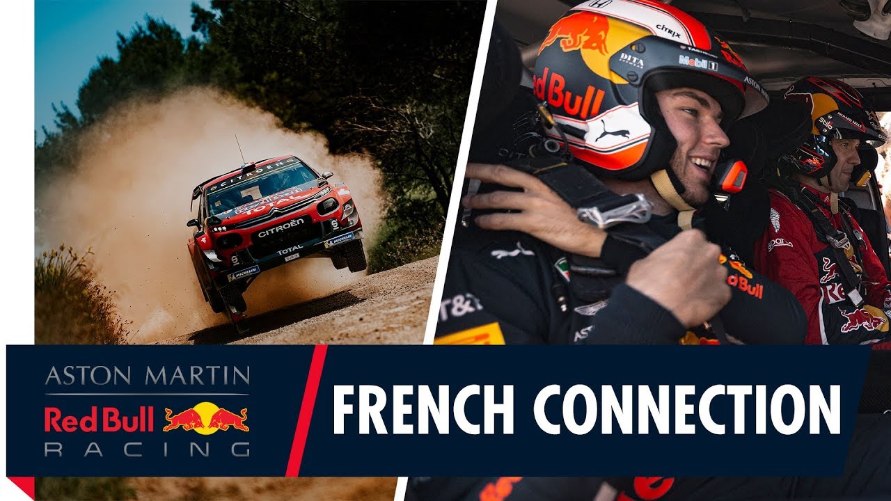 The French Connection | Pierre Gasly hitches a ride with rally champion Sébastien Ogier