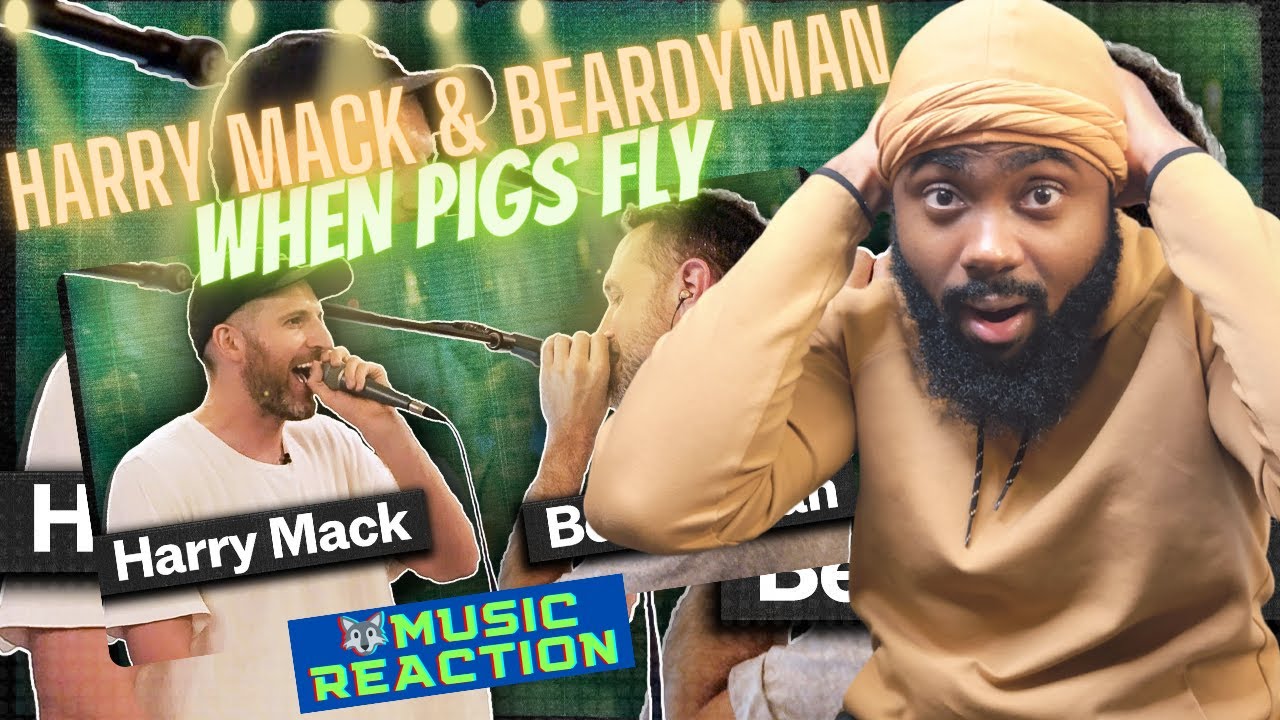 FIRST TIME REACTING to Harry Mack x Beardyman | When Pigs Fly | BEST REACTION