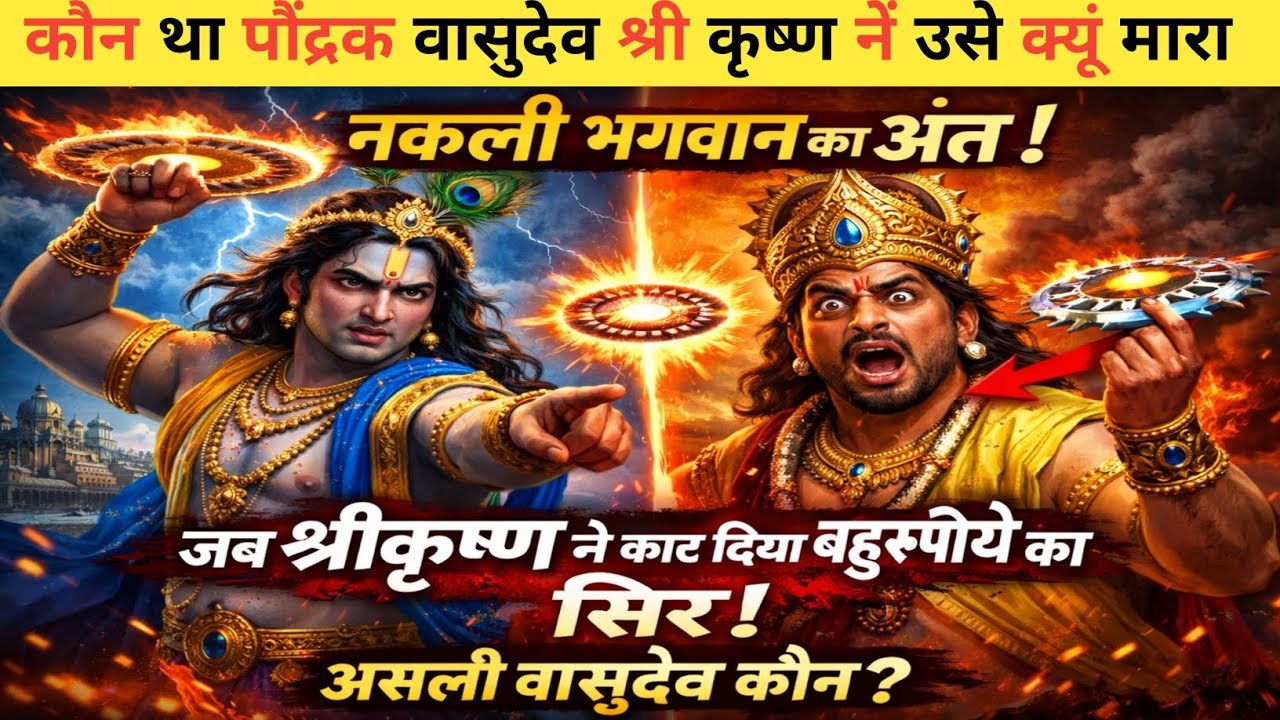 कौन था पौंद्रक वासुदेव और श्री कृष्ण नें उसे क्यूं मारा #mahabharat