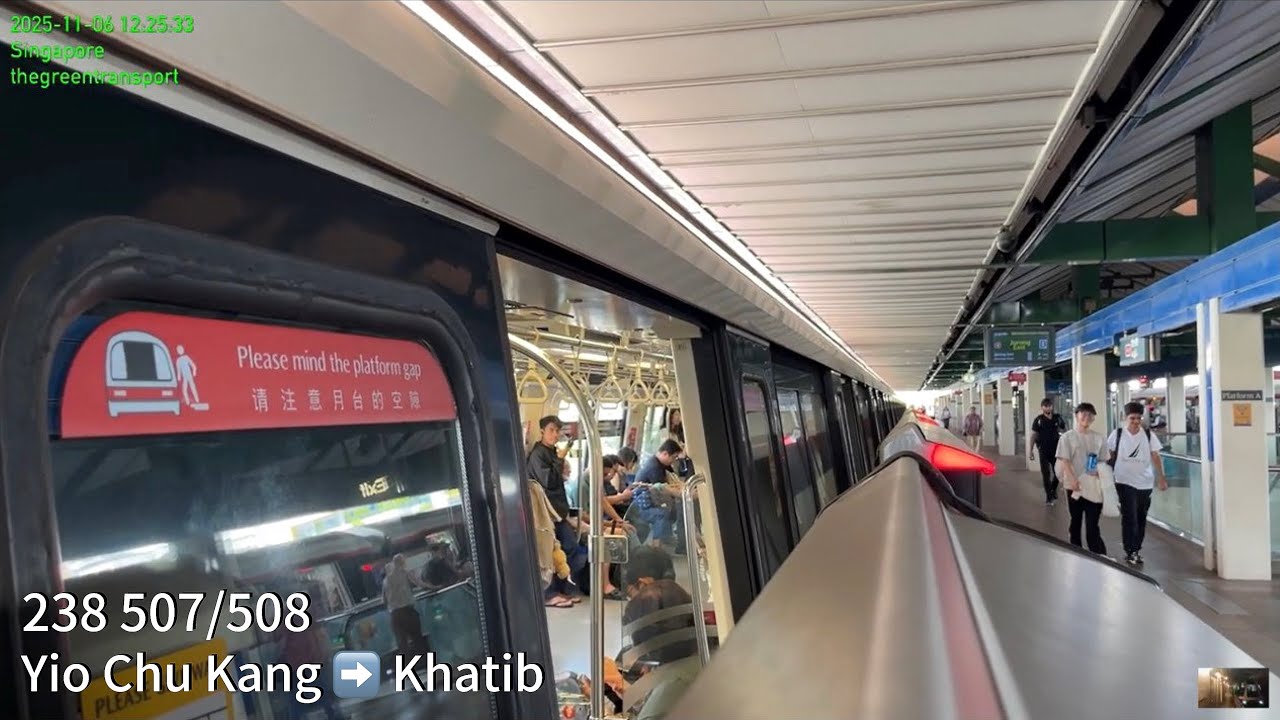 ⁴ᴷ⁶⁰ [SMRT] KSF C151A [507/508] NS15 Yio Chu Kang ➡️ NS14 Khatib