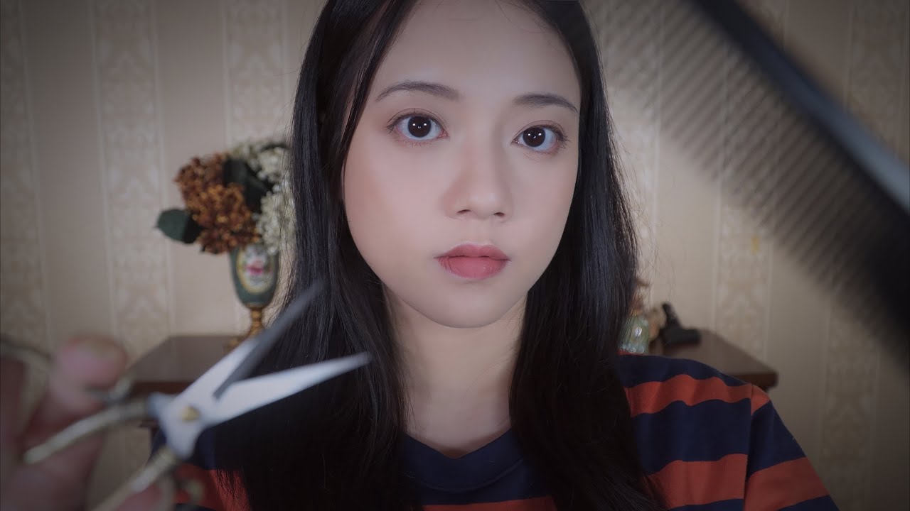 [ASMR] ✂ Let's Trim Your Hair at Home ✂