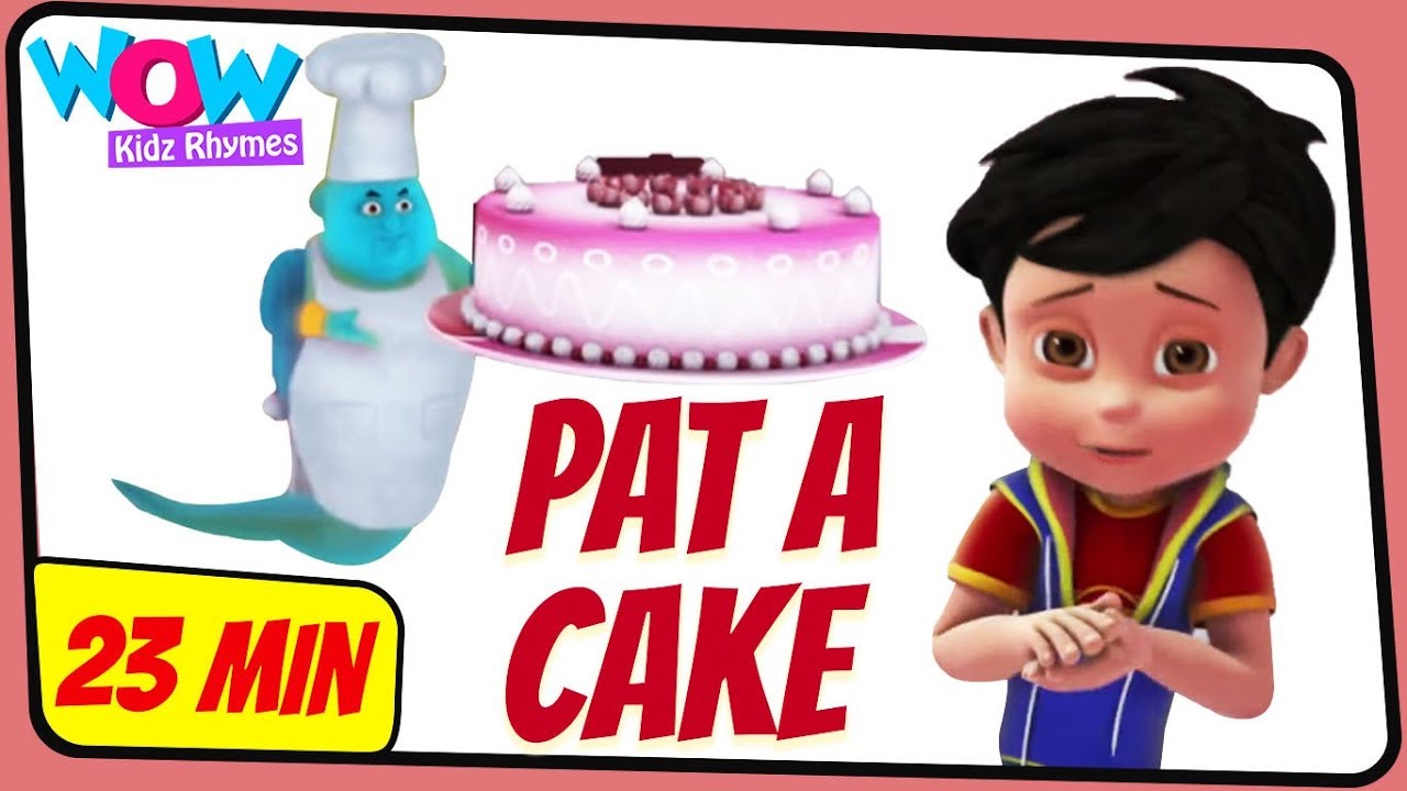 Pat A Cake - Nursery Rhymes | Vir The Robot Boy | Baby Songs In English |  Wow Kidz Rhymes