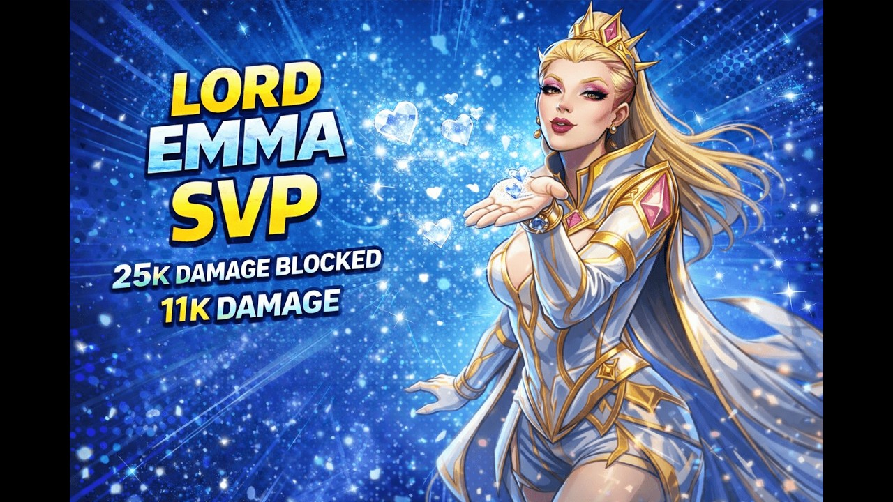 Lord Emma Frost Refused to Break | SVP, 25K Damage Blocked – Marvel Rivals