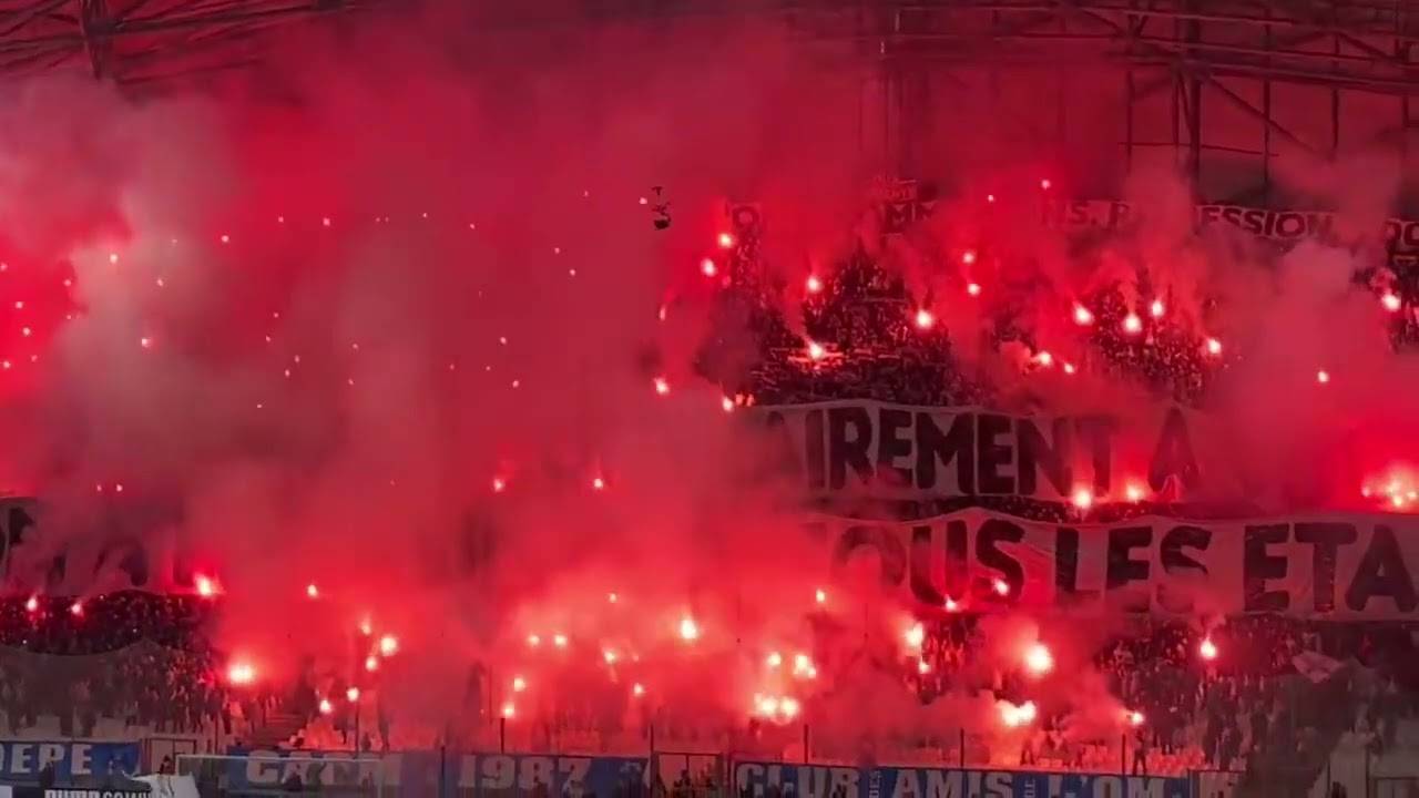 OM - Monaco, 14/12/2025, Ligue 1, Craquage et message de la part des ultras marseillais 