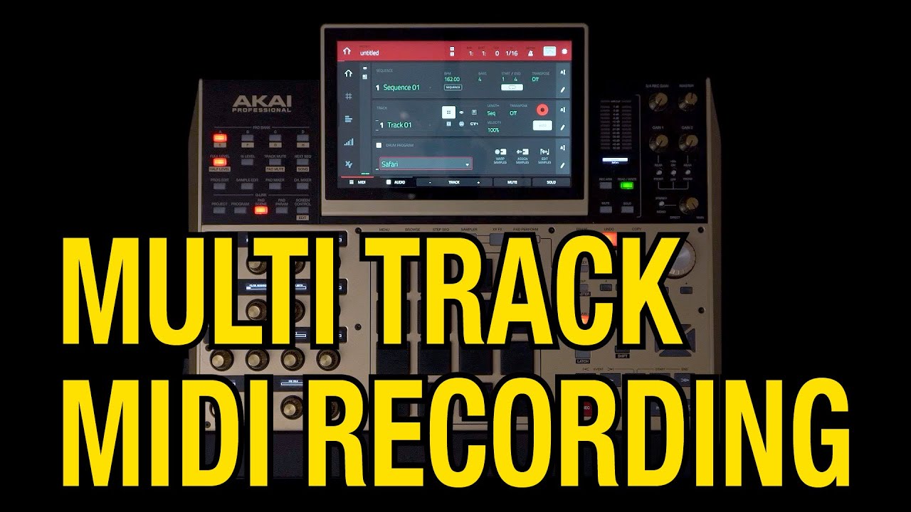 Akai MPC X ONE LIVE Multi Track Recording and MIDI Import Hack