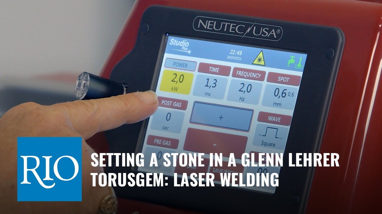 Setting a Stone in Your TorusGem with Glenn Lehrer: Laser Welding Technique