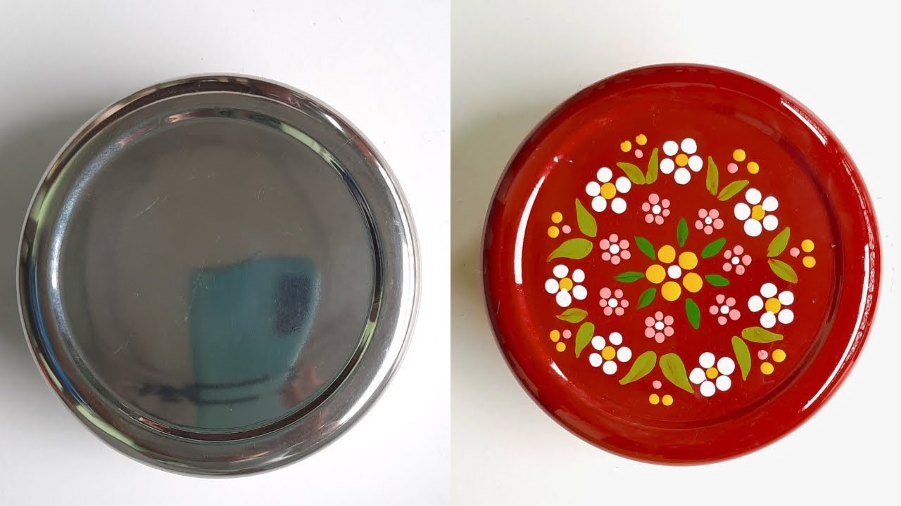 Transform Steel Tiffin Box | Enamel Paint DIY | Step-by-Step Tutorial
