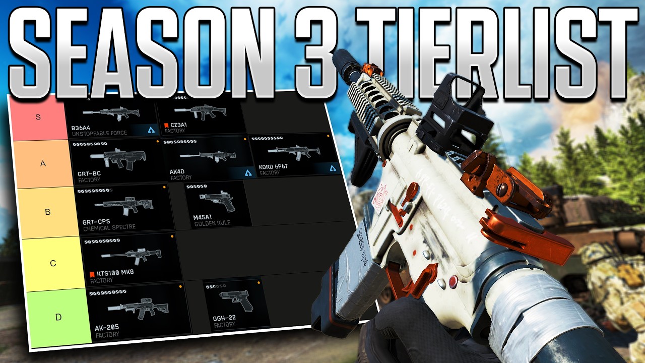 ULTIMATE Battlefield 6 Season 3 Weapon Tier List!