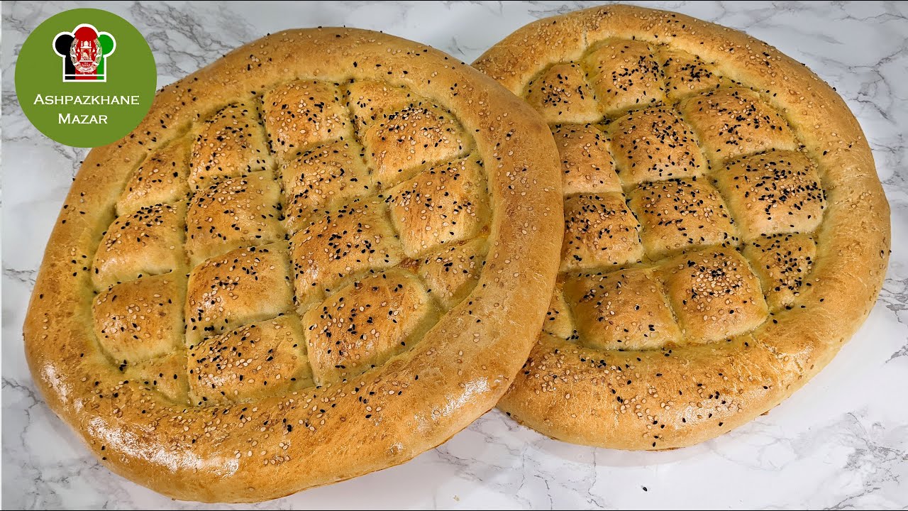 Authentic Turkish Flatbread |  نان ترکی خوشمزه