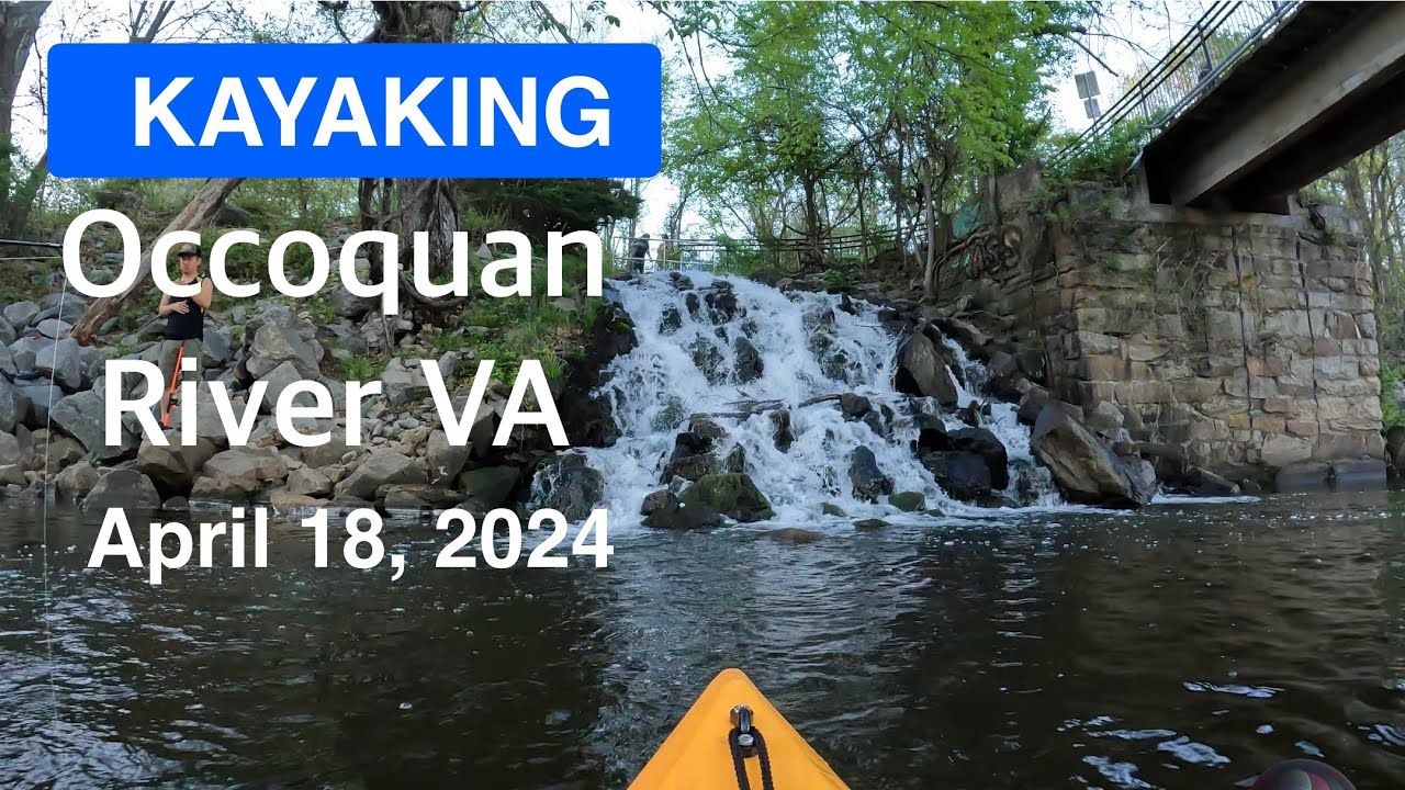 Kayaking Occoquan River in Old Town Occoquan VA