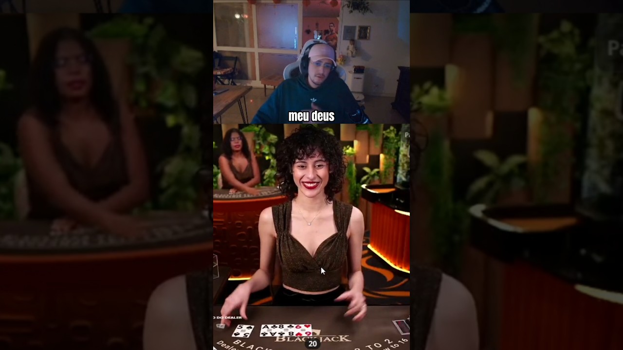 Fui humilhado pela dealer e perdi 1k no blackjack 😥 #surskity