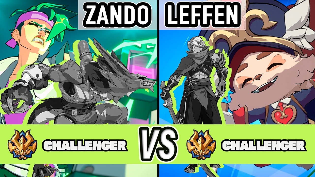 2XKO ▰ Zando (Vi / Warwick) vs Leffen (Teemo / Yasuo) ▰ High Level Gameplay