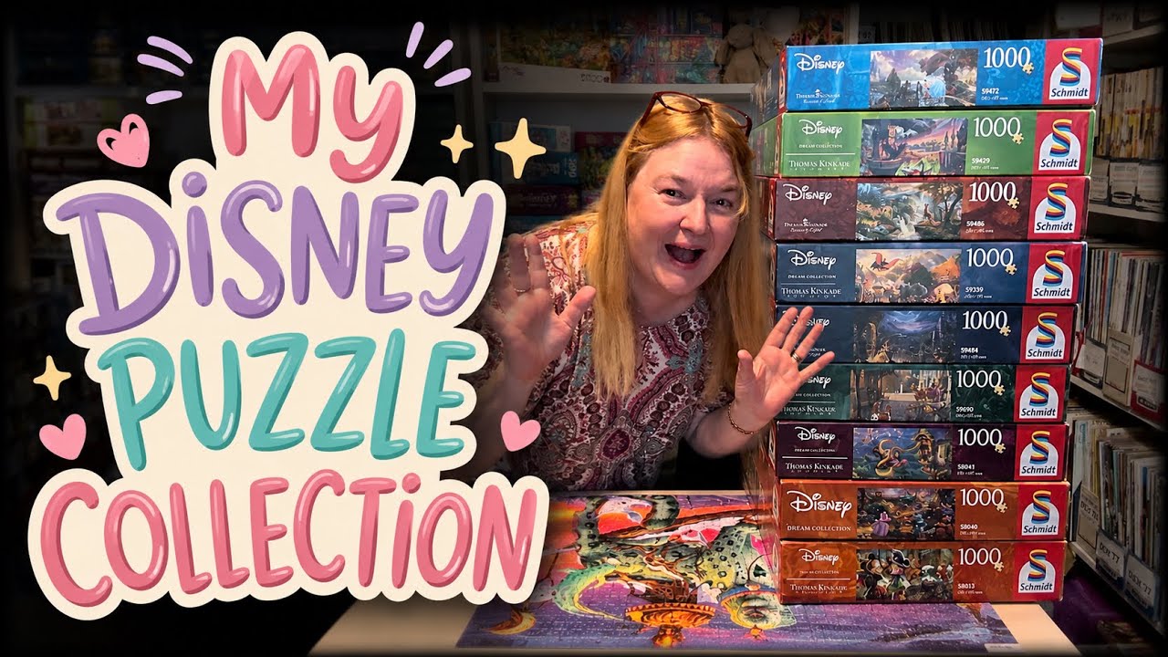 Моя коллекция пазлов DISNEY от Schmidt | Томас Кинкейд #disney #пазлыdisney #thomaskinkade