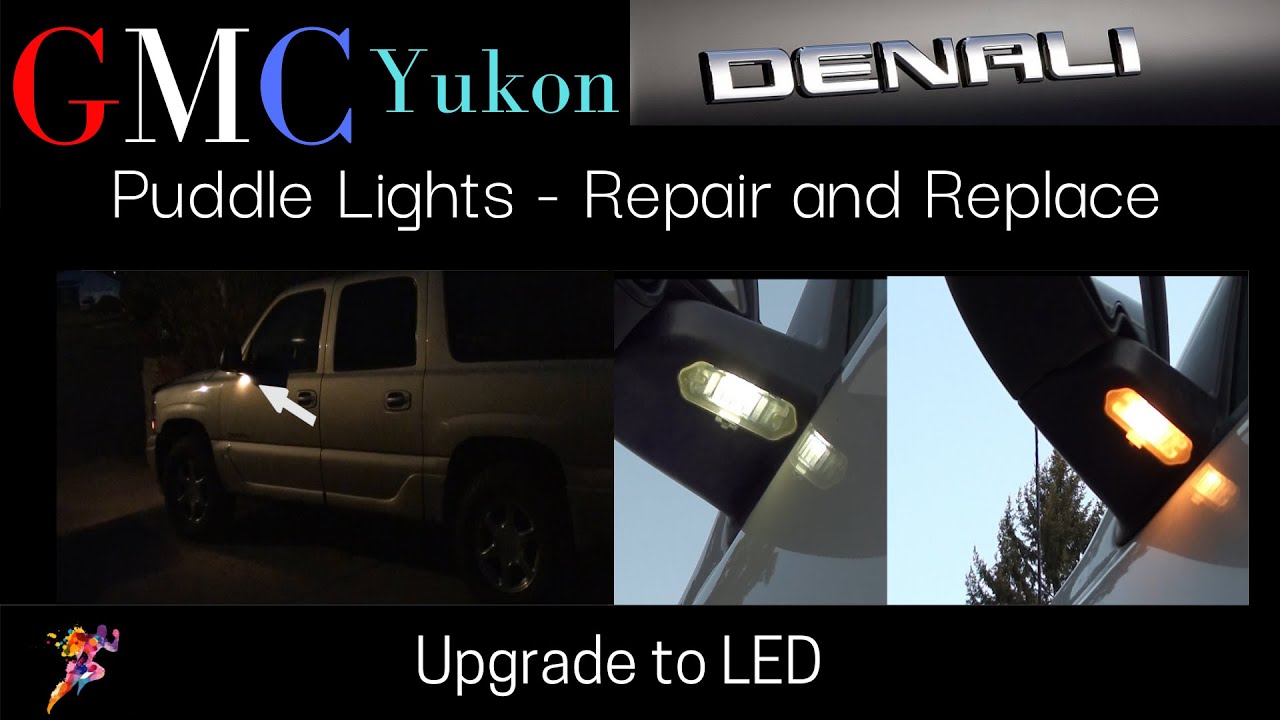 Ремонт и замена или обновление светодиодных фонарей GMC Yukon Puddle Lights своими руками