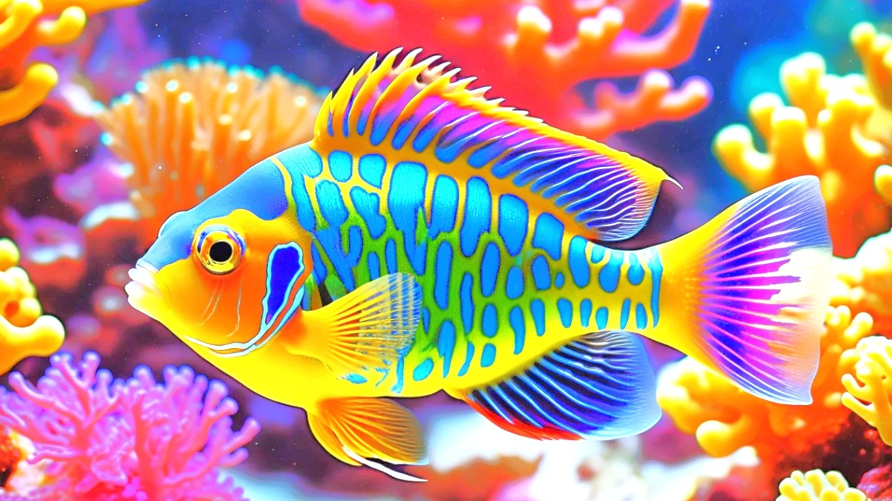 The Best 4K Aquarium - Dive Into The Mesmerizing Underwater Realm, Sea Jellyfish, Coral Reefs