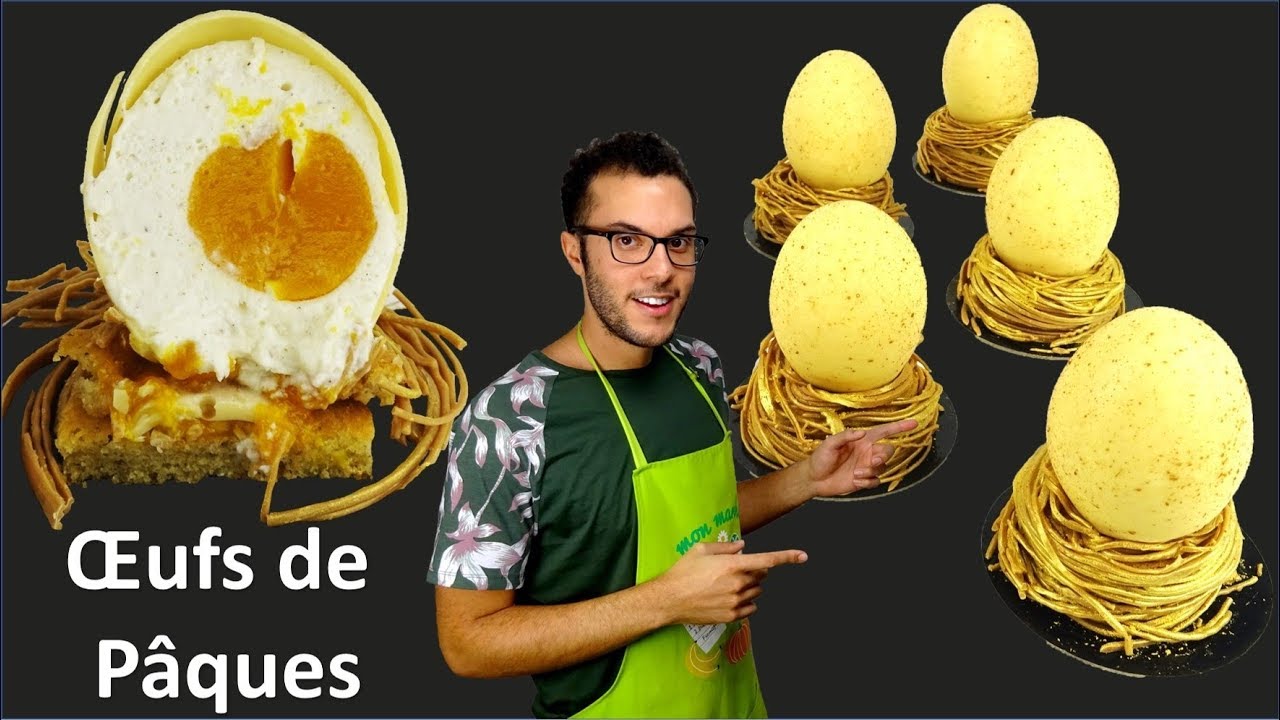 recette ŒUFS DE PÂQUES, façon Amaury Guichon/ Easter eggs