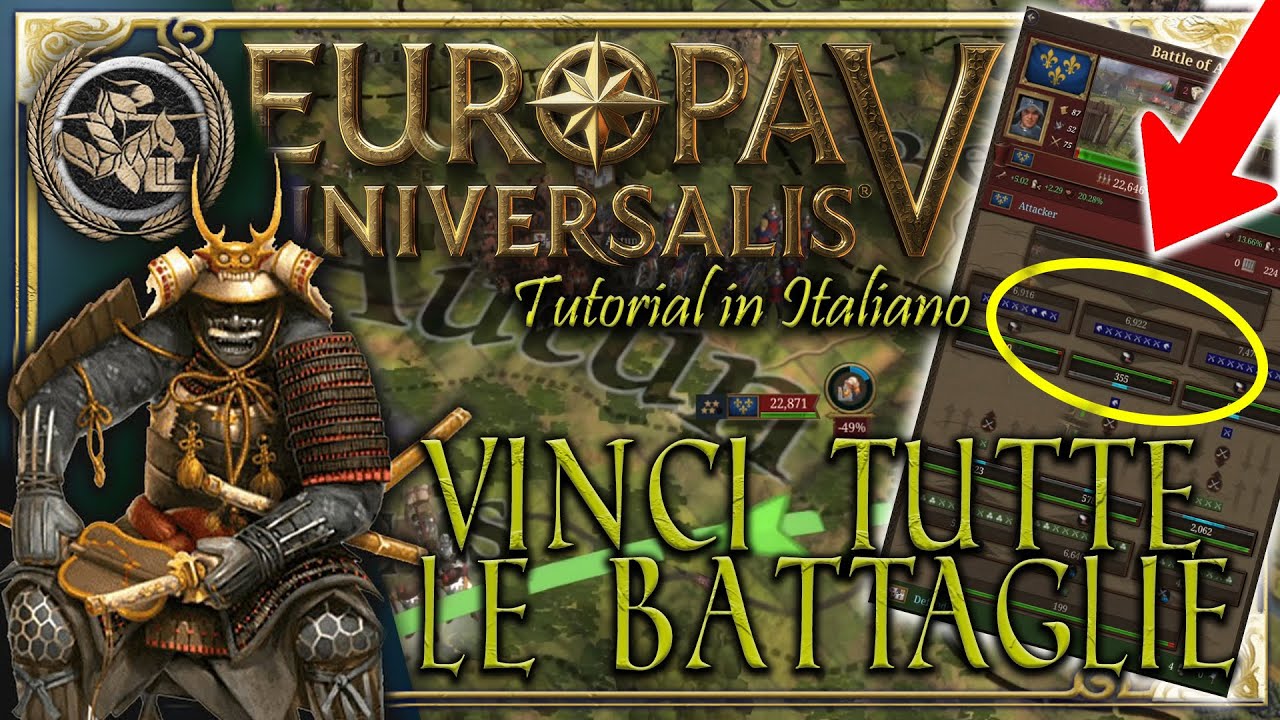 EUROPA UNIVERSALIS 5 ITA ⚔️ Guida alla Guerra | Come Vincere Tutte le Battaglie in EU5 con Shogun