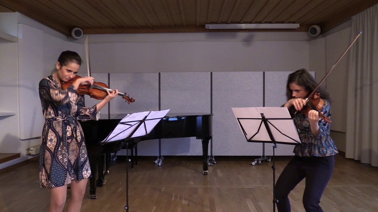 Spring sonatina by Igudesman - Duo Adelphai, Debora & Letissia Fracchiolla