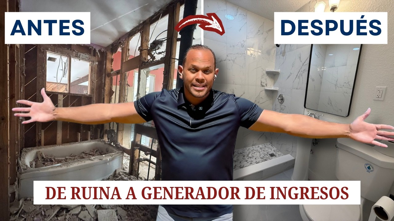 De RUINA a GENERADOR DE INGRESOS - Historia real de remodelación y refinanciamiento en USA