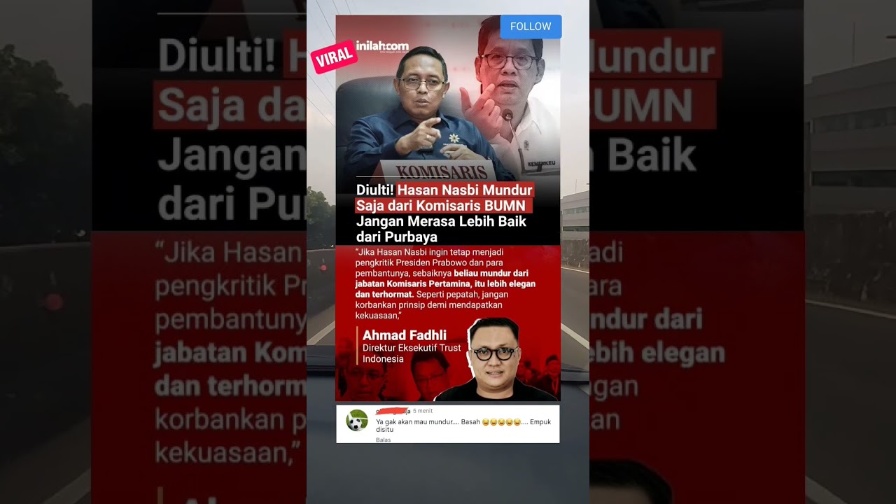 MUNDUR SAJA DARI KOMISARIS