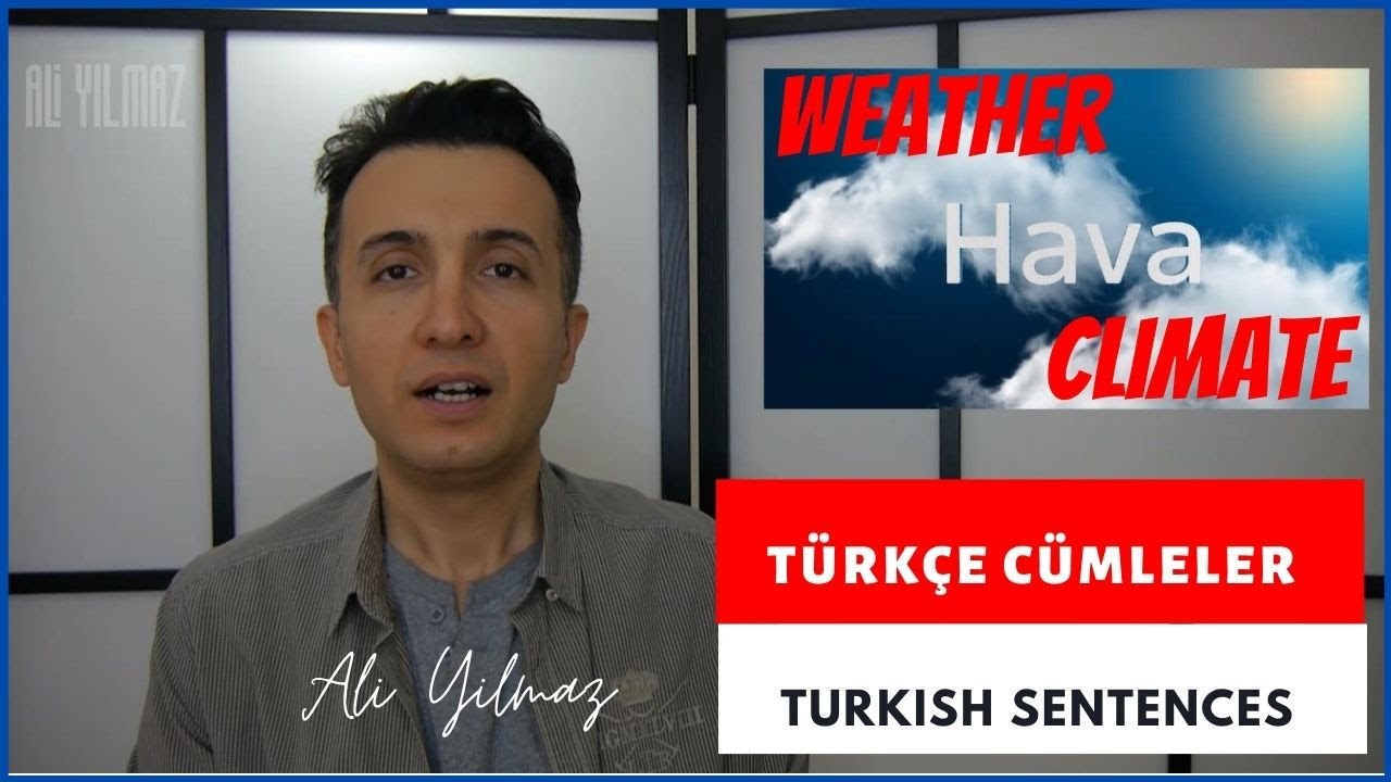 #LearnTurkish  | Turkish Suffixes | Hava ( Weather, Climate)