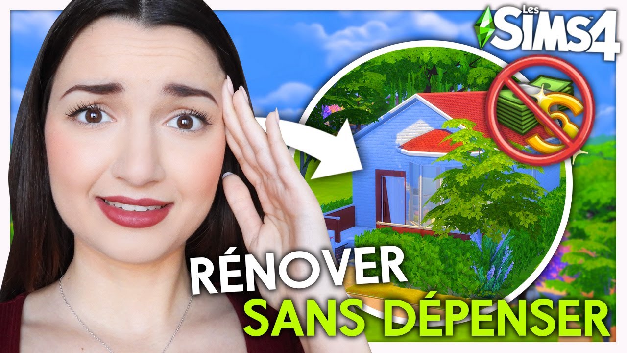 Je rénove une maison SANS DÉPENSER 1 SEUL SIMFLOUZ ! 😨 (rien n'est impossible) | Challenge Sims 4