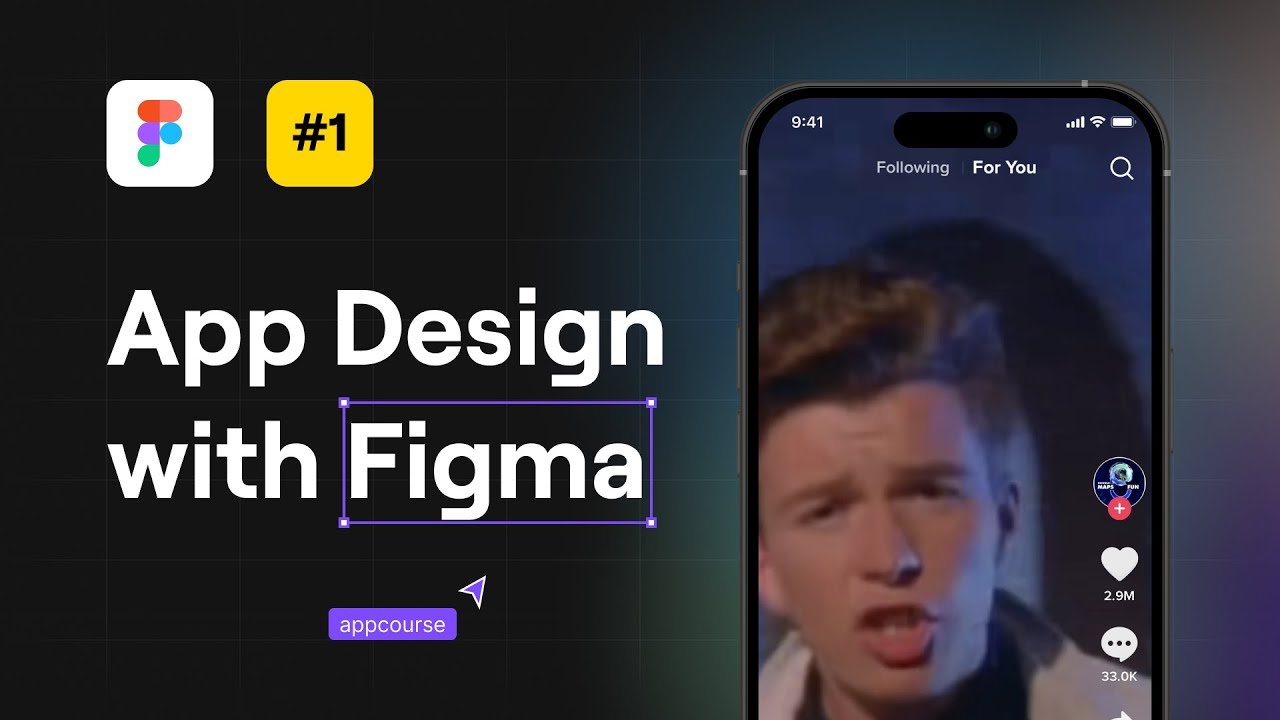 Make TikTok in Figma  - Mobile App Design Tutorial in Figma PART #1