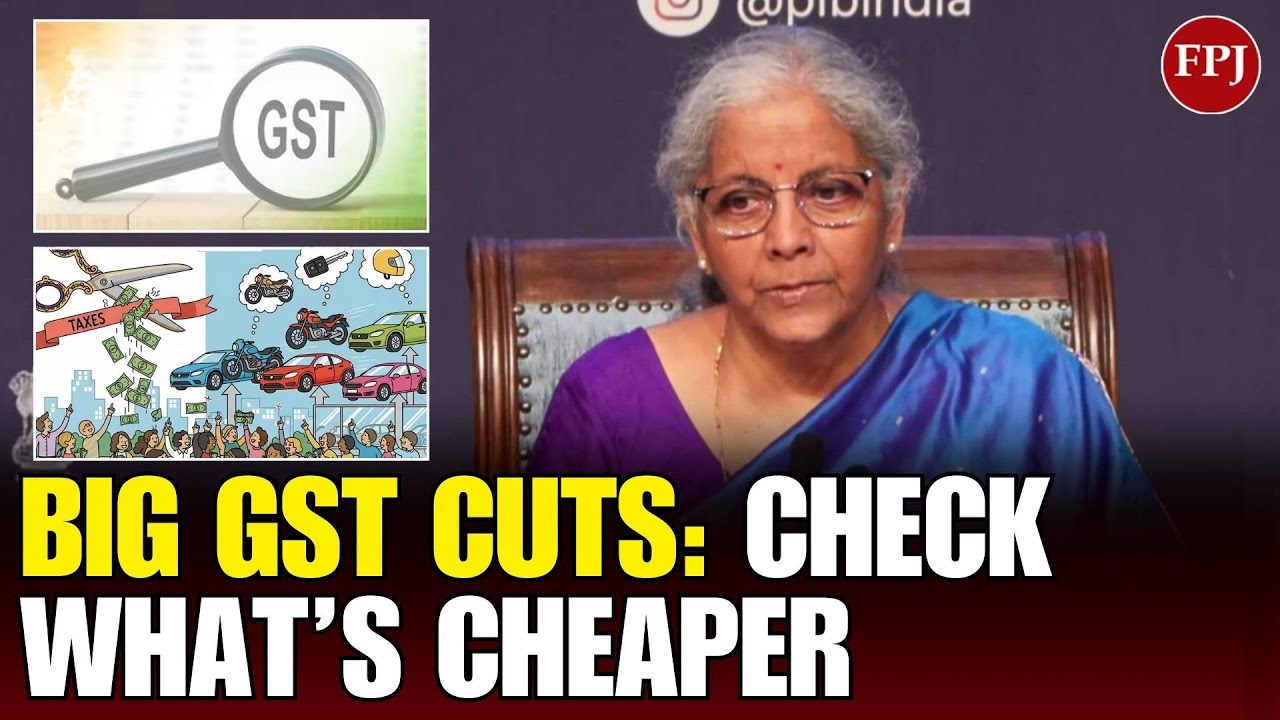 FM Sitharaman Announces Big GST Reforms: What's Getting CHEAPER with New GST Cuts?