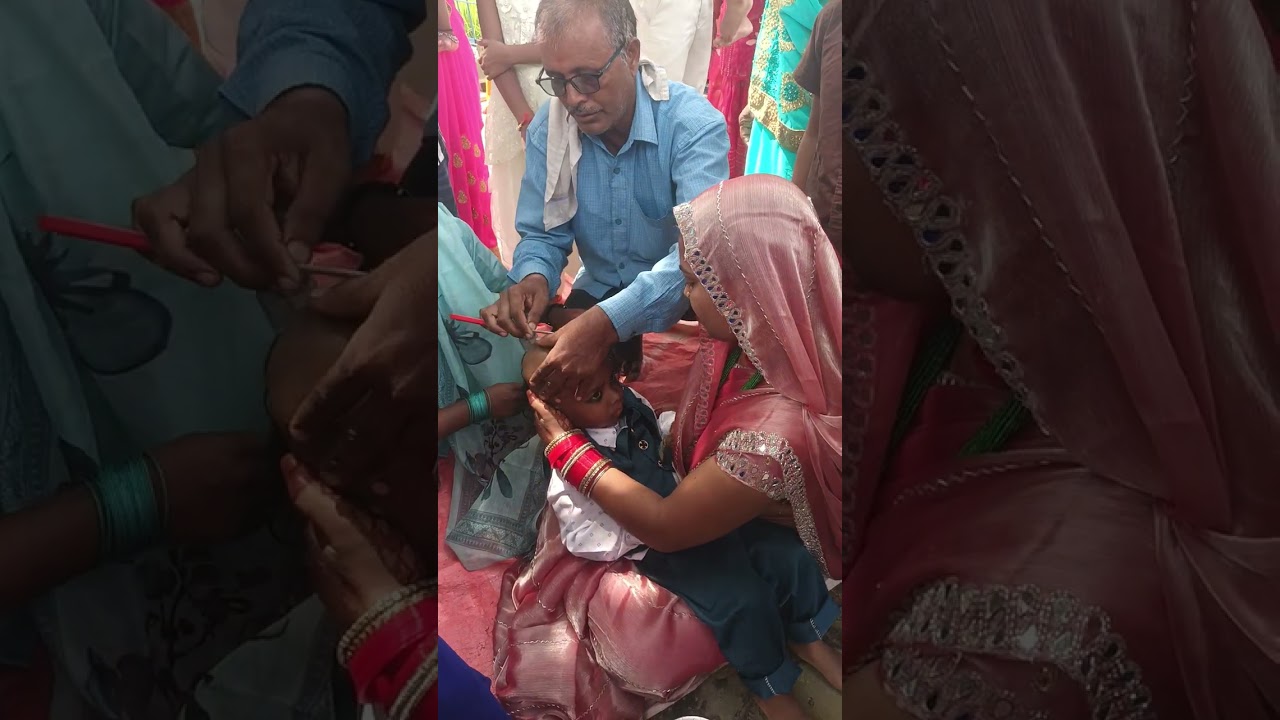 Mundan ki video mere bete ka mundan ho raha hai