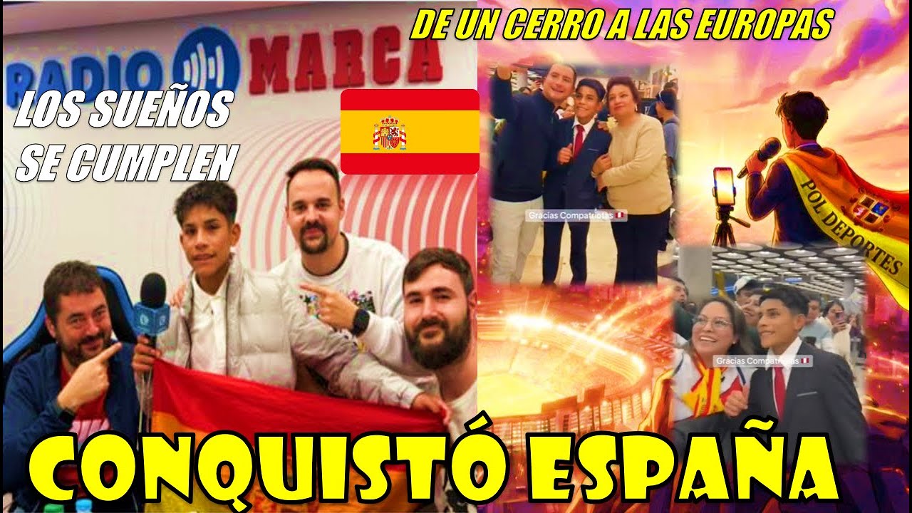 ESPAÑOLES ADMIRADOS CON PERUANO POL DEPORTES- HISPANOAMERICA EMOCIONADOS ELOGIAN CULTUTA PERUANA