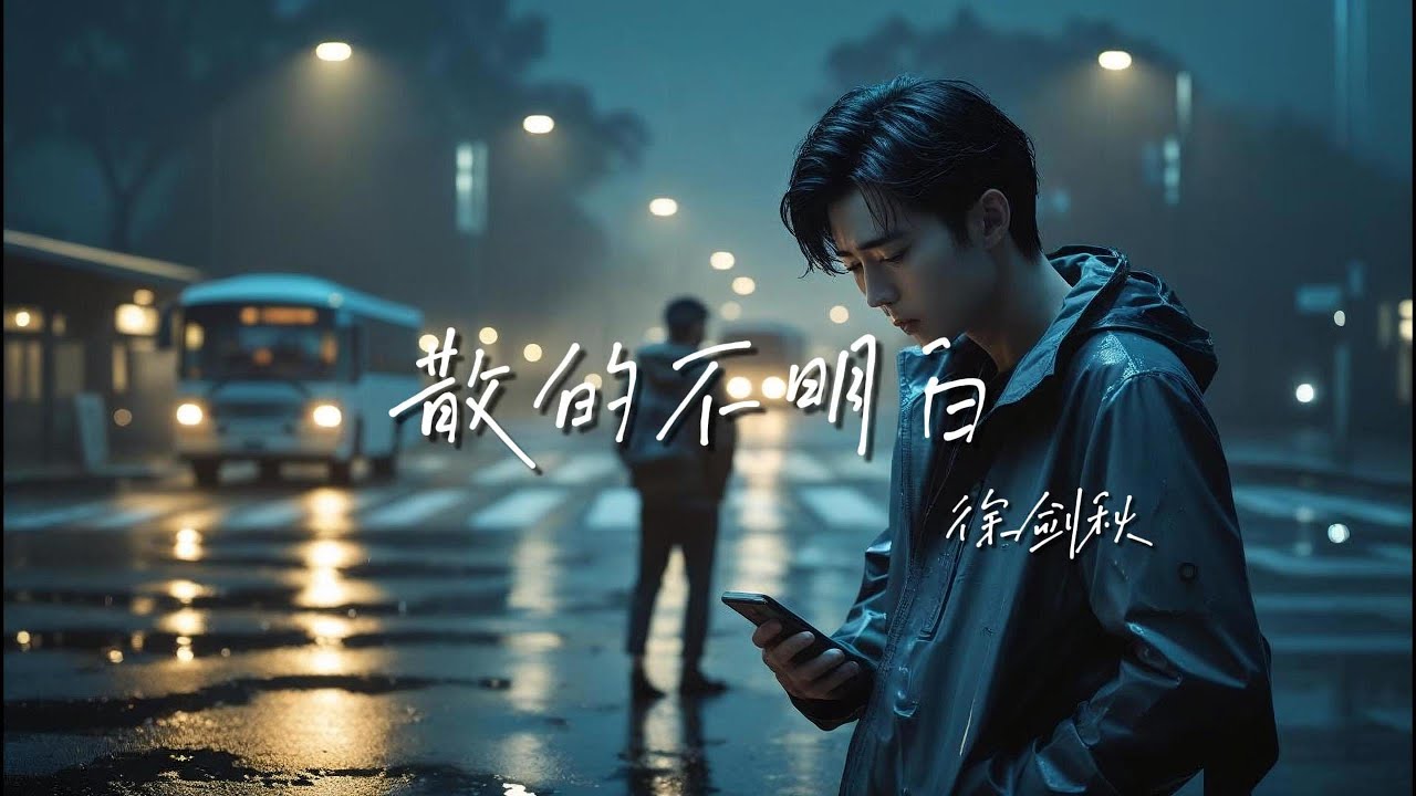 散的不明白-徐剑秋「到最后散的不明不白」【🎧AI高质音乐/拼音动态歌词 Lyrics】ENGLISH TRANSLATION #Coolmusic1881