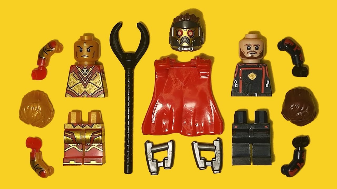 LEGO Star-Lord & Adam Warlock in Guardians of the Galaxy 3 | Unofficial Minifigure | Marvel