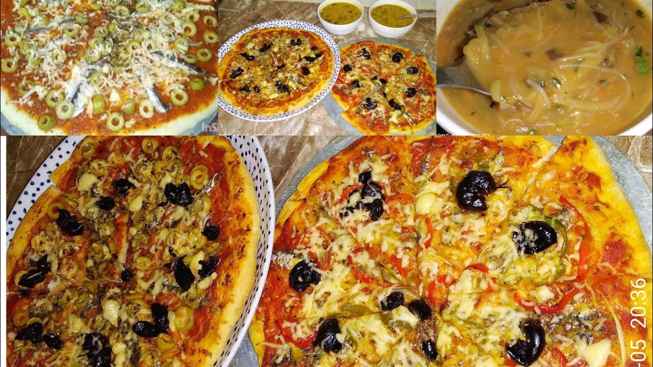 سجلي عندك هاد الفيديو غينفعك🌙✨ طريقة تحضير صلصة الطماطم مع شوربة آسيوية بالخضر و بيتزة بلانشوبة