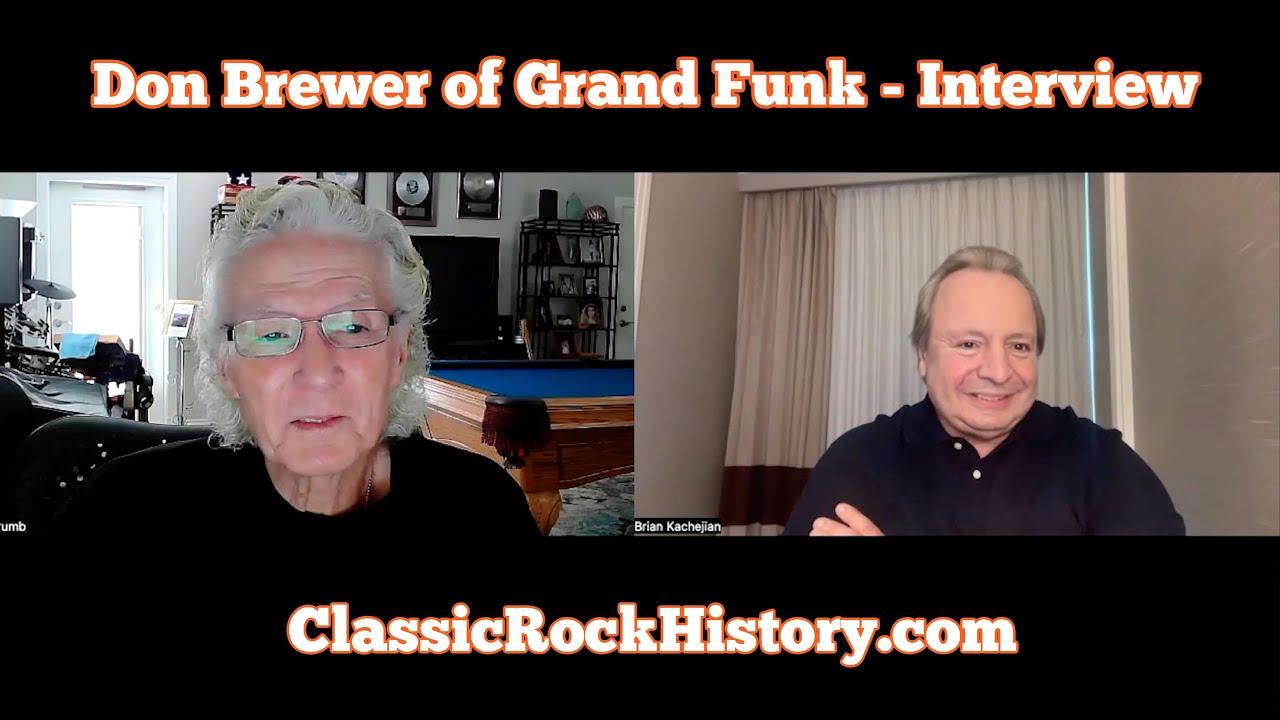 Don Brewer Interview With Brian Kachejian Of ClassicRockHistory.com