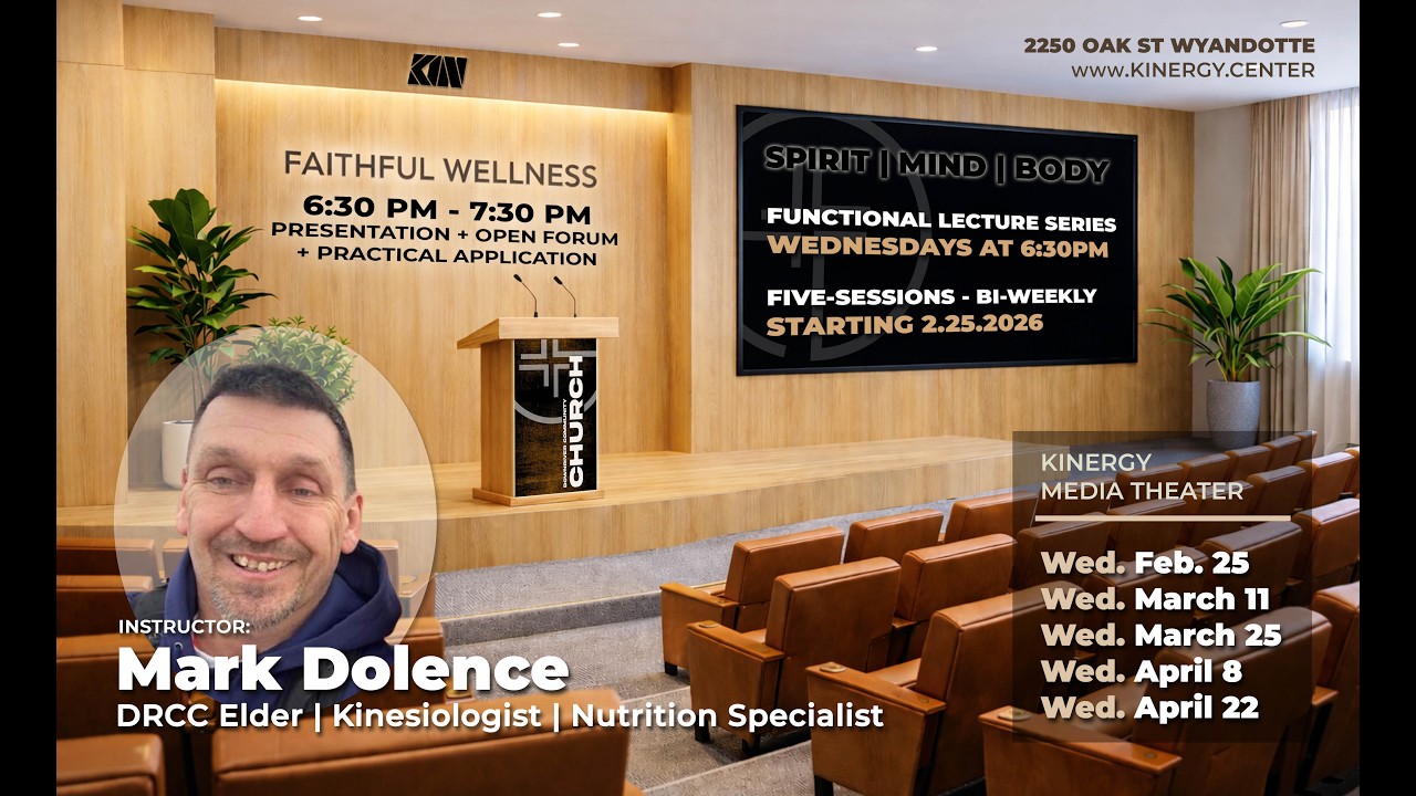 Faithful Wellness | Water & Salt | Mark Dolence at the Kinergy Center