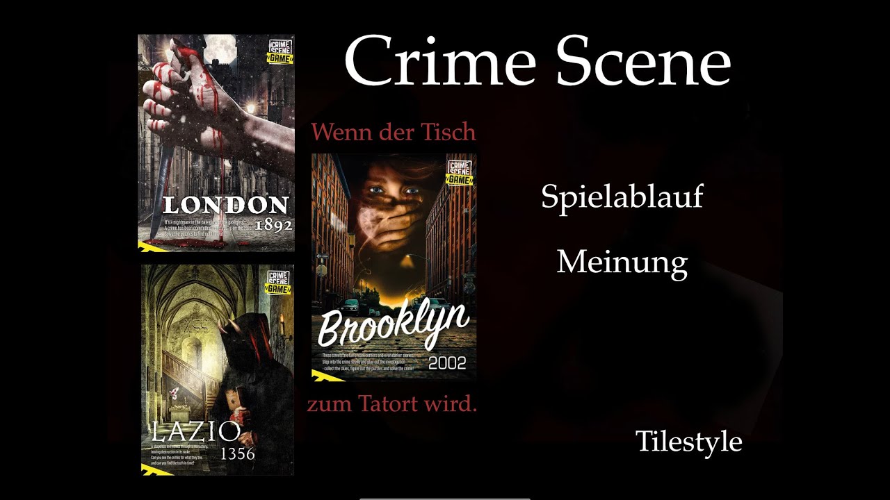 Crime Scene - Wenn der Tisch zum Tatort wird.