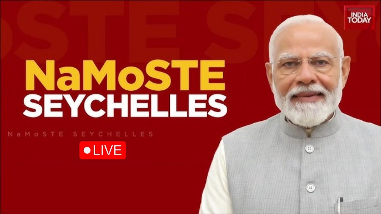 PM Modi Live in Seychelles: Golden Jubilee Celebrations & Key Bilateral Talks | India Today LIVE