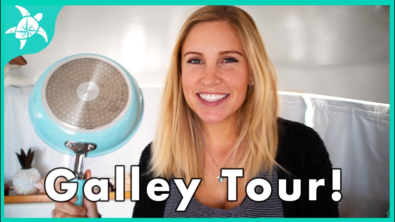 GALLEY UPGRADES - GAS to INDUCTION Stove & Galley TOUR!