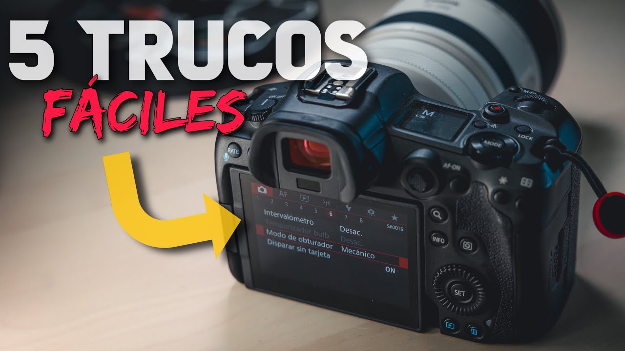 🔥5 TRUCOS F&Aacute;CILES para TU C&Aacute;MARA CANON 👉🏼 R8, R6, R7, R5