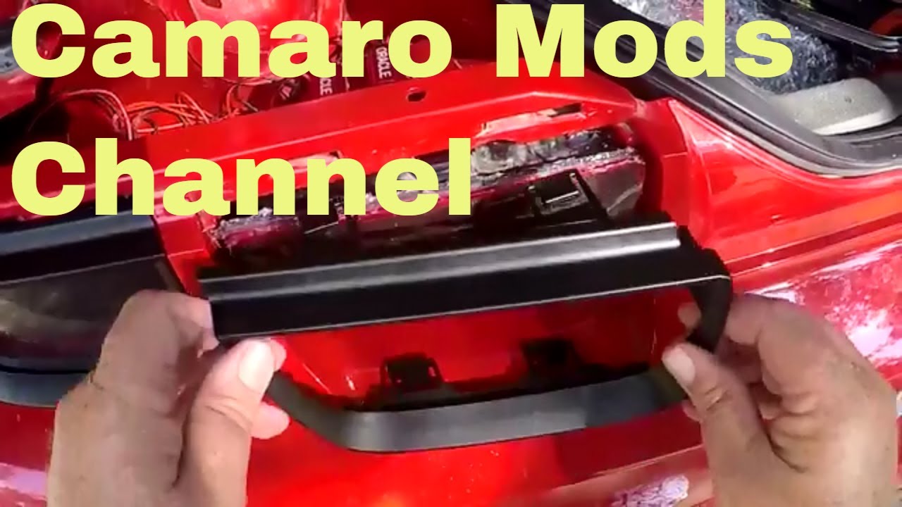 Camaro Tail Light Bezels Removal and Install