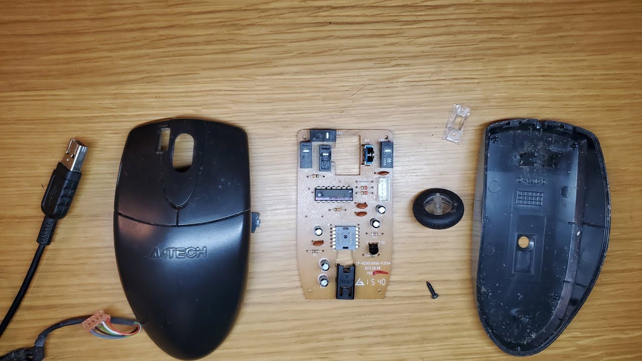 USB mouse disassembly reassembly 2026