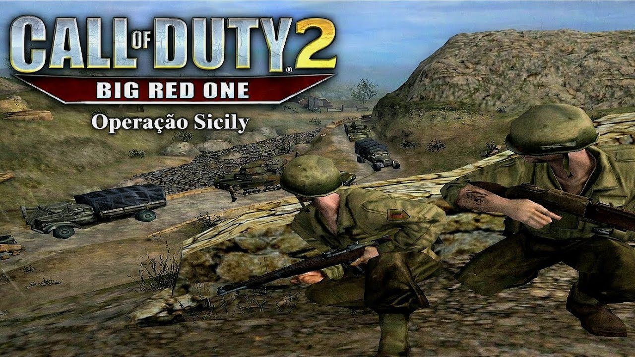 Enfrentando um batalhão de TANQUES!! Call of Duty 2 Big Red One!!