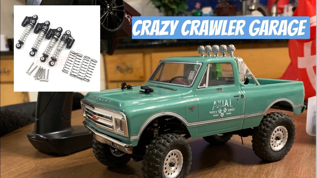 How to install shocks on scx24 - scx24 c10 - hot racing shocks