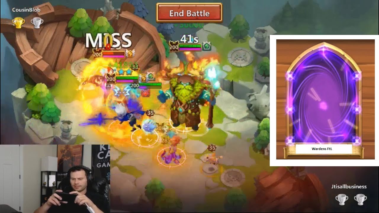 JT's Main Hero Collector + Lost BattleField TOUGH Fights Castle Clash