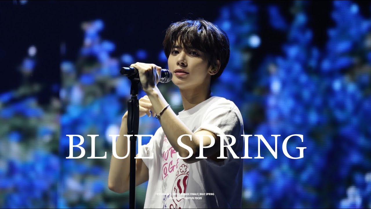 [4K] 231203 ACT : SWEET MIRAGE FINALE 'BLUE SPRING' 투모로우바이투게더 태현 FOCUS CAM