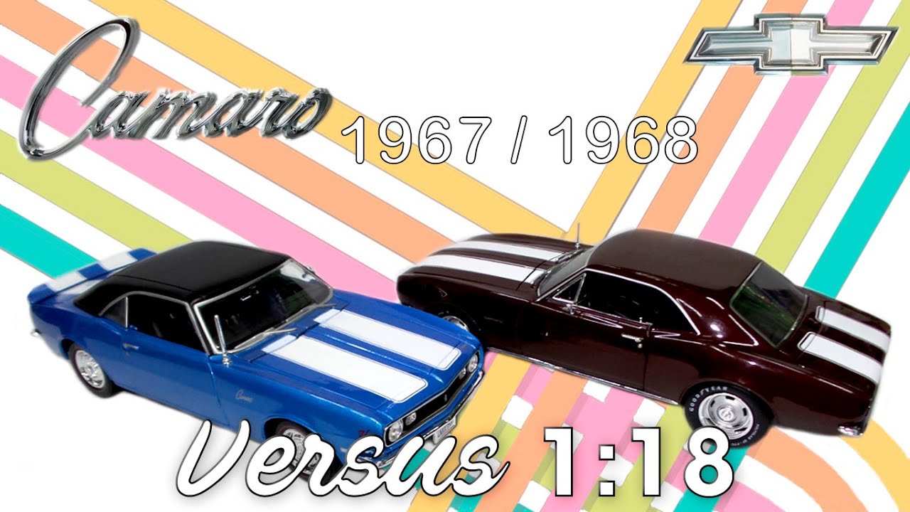 Versus 1:18 / Chevrolet Camaro Z28, de Auto World & Maisto.