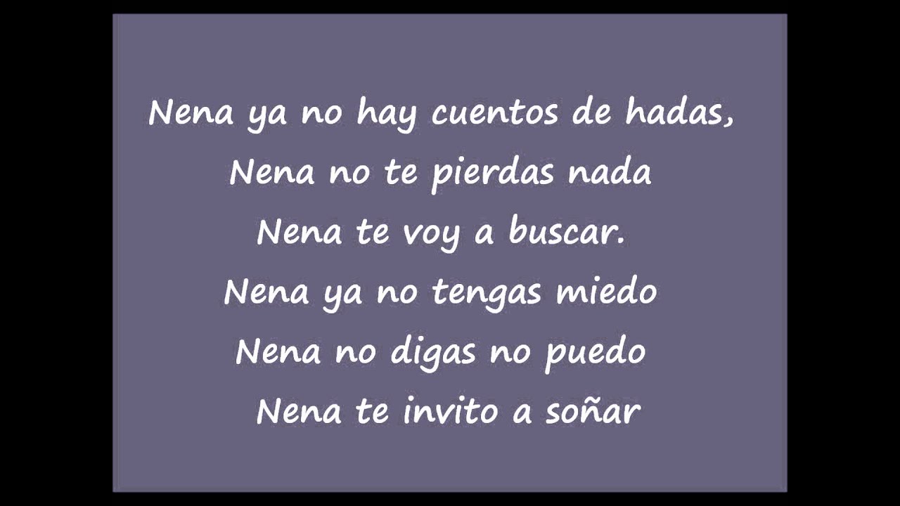 Nena-Casi Angeles-Karaoke