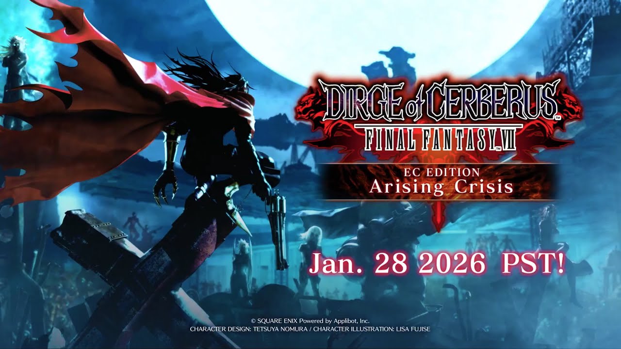 Dirge of Cerberus Arising Crisis Trailer - Final Fantasy 7 Ever Crisis