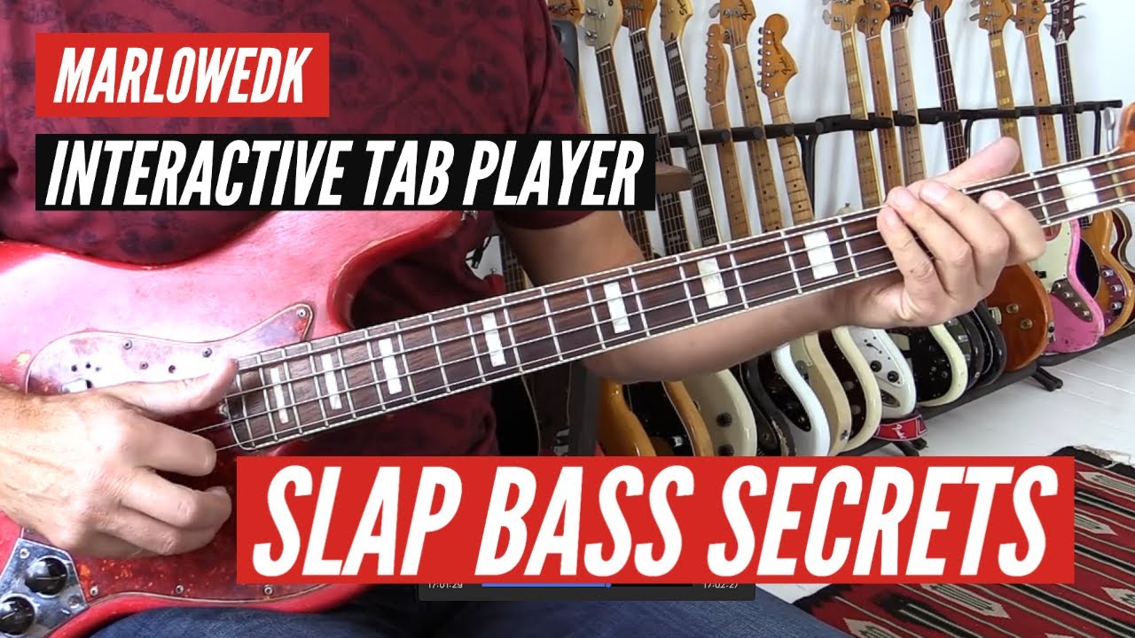 New Slap Bass Compilation On Soundslice - Fully Transcribed And Synchronized