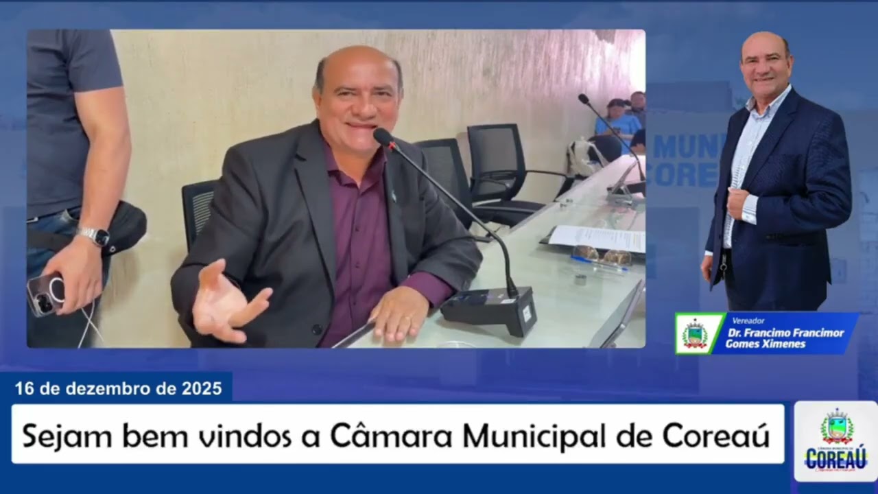 Sessão Extraordinária – Discurso do Vereador Dr Francimor - 16/12/2025